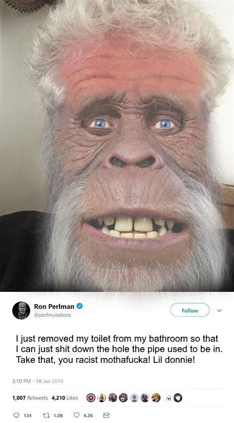 Bigfoot Ron Perlman S Lil Donnie Trump Tweets Know Your Meme