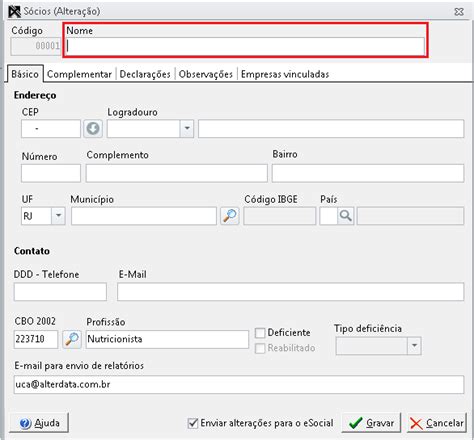 Esocial Erro No Evento S Os Campos Nome E Nis Est O
