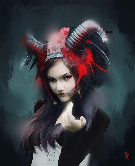 Succubus Daniel Draganov Artwork Painting And Drawing Fantasy Art