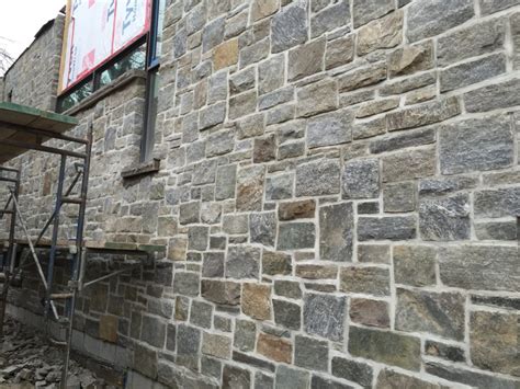 custom home granite bed set bond masonry