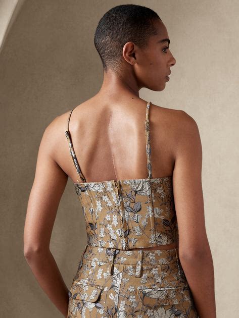 Banana Republic Cora Brocade Bustier Shop Premium Outlets