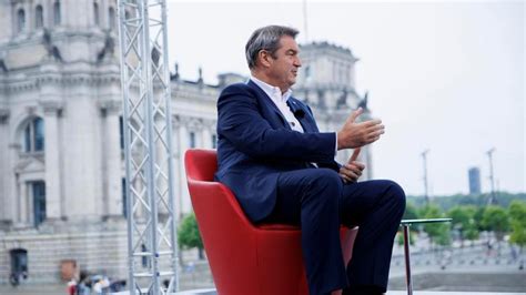 Sommerinterview Markus Söder Bericht aus Berlin ARD Das Erste