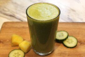 Pineapple Cucumber Detox Smoothie Rise And Blend