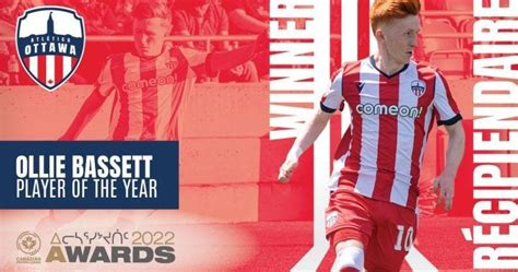 Atlético Ottawa’s Ollie Bassett Wins Cpl Player Of The Year And Players’ Player Of The Year