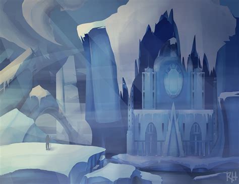 Artstation Ice Castle Environmental Concept