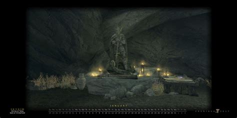 Skyrim Shrine of Talos January 2018 Calendar by crvnjava67 on DeviantArt