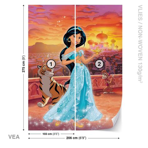 Princesses Disney Jasmine Poster Mural Papier Peint Acheter Le Sur