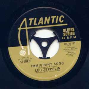 Led Zeppelin – Immigrant Song (1974, Vinyl) - Discogs