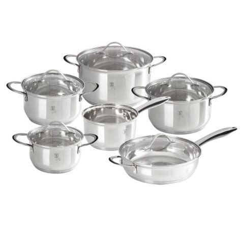 Pieces Stainless Steel Cookware Set Steel Collection Unit Kroger