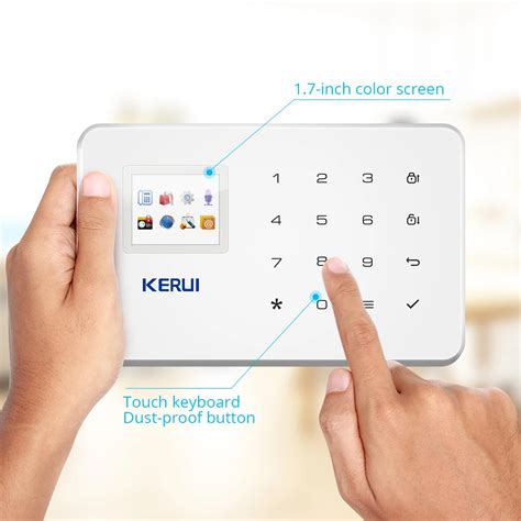 Kerui Wireless Home Wifi Gsm Security Alarm System Kit App Control With