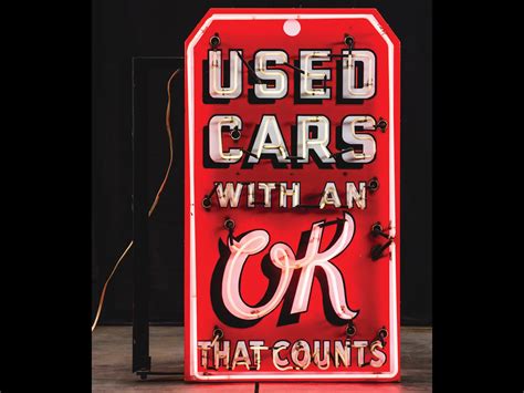 Chevrolet Used Cars With An Ok That Counts Neon Signs Mounted Back To