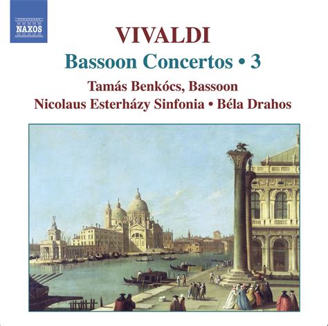 Tamas Benkocs Vivaldi Bassoon Concertos Complete Vol Cd Opus A