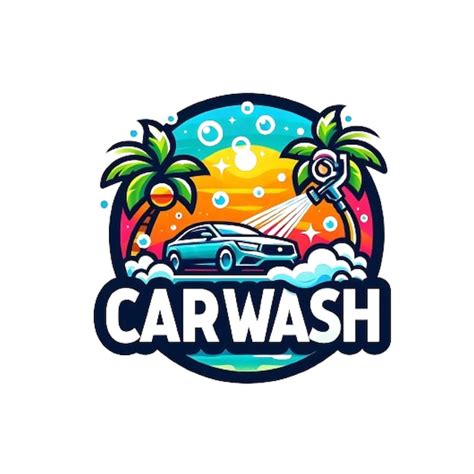 Premium Vector Car Wash Logo Vector Illustration