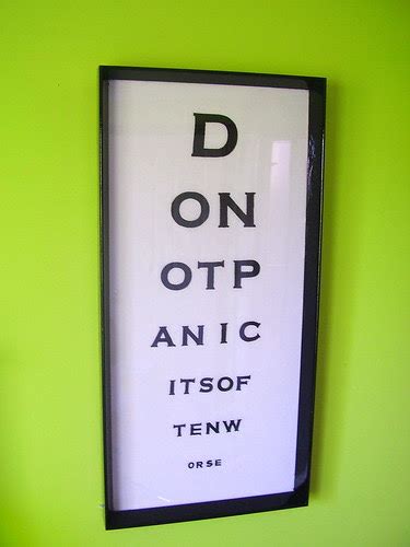 Nlp Eye Chart