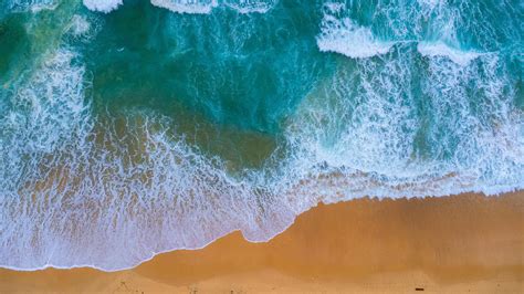 Beautiful Sea Waves And White Sand Beach In The Tropical Island Soft