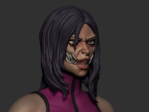 Mileena Female Character 3d Model Cgtrader