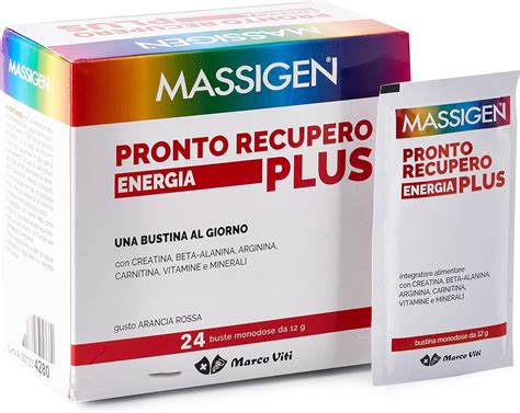 Massigen Vvmi062 Pronto Recupero Energia Plus Integratore Con Sali