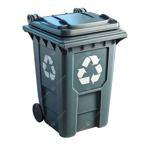 3d Realistic Pic Of A Trash Bin Trash Bin Trash Bin 3d Trashcan Png