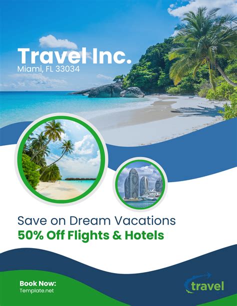 Travel Agency Advertising Flyer Template Edit Online And Download