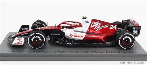 SPARK MODEL S8549 Scale 1 43 ALFA ROMEO F1 C42 TEAM ORLEN RACING N 24