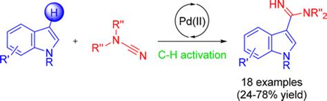 通过pd（ii）催化的ch键活化反应生成3 A基吲哚organic Letters X Mol