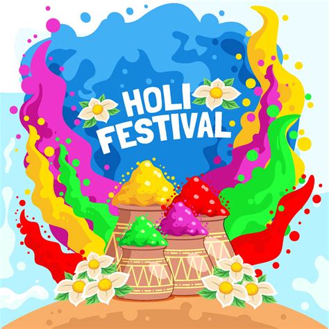 Colorful Holi Festival Background 2058707 Vector Art at Vecteezy