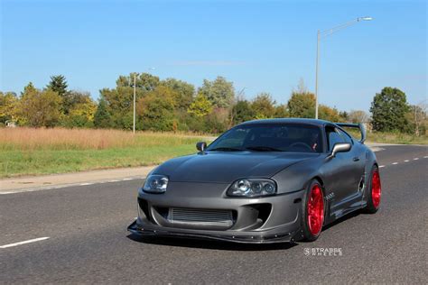 Mind- Blowing Transformation of Gray Matte Toyota Supra — CARiD.com Gallery