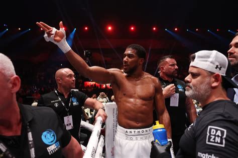 Photos Anthony Joshua Ko S Francis Ngannou With Big Right Hand In