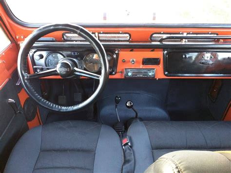 Clean and Ready: Interior of an Old Car for Off-Roading