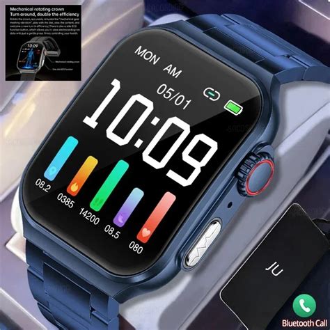 2023 Nowy Bluetooth Call Smart Watch 3D Zakrzywiony Ekran Zegarek Smart