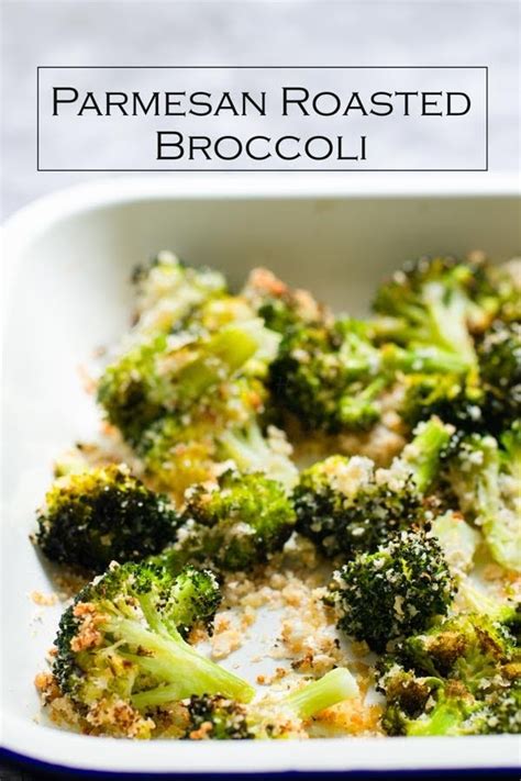 Roasted Broccoli With Garlic And Parmesan Cheese Lisa S Lemony Kitchen