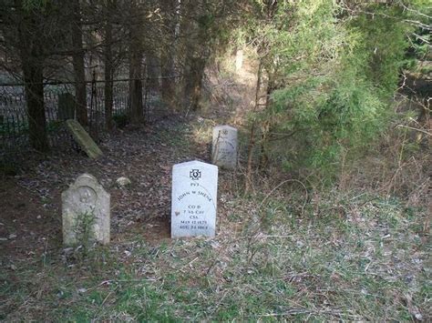 Cullers Cemetery Big Spring dans Springfield Virginia Cimetière Find