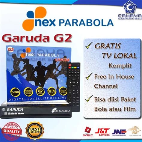 Jual Receiver Garuda G Nex Parabola Lokal Fta Komplit Lengkap