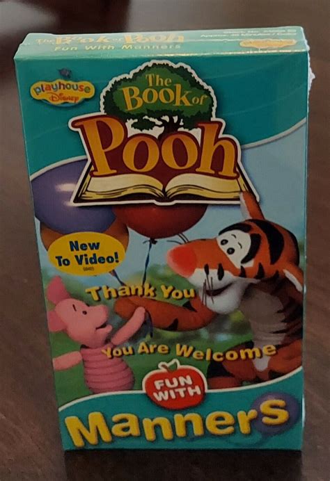 The Book Of Pooh Fun With Manners Vhs Disney Grelly Usa