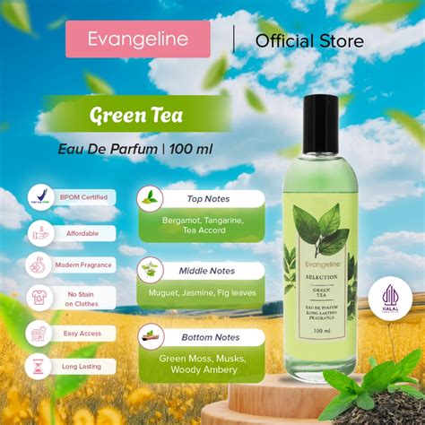 Jual Evangeline Eau De Parfum Green Tea 100ml | Shopee Indonesia
