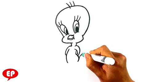 How to Draw Tweety Bird - Looney Tunes - Beginners Step by Step - YouTube