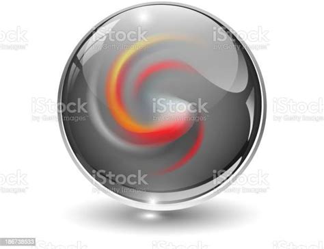 3d Crystal Glass Sphere Vector Stock Illustration Download Image Now Abstract Atom