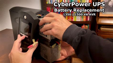 ups battery replacement cyberpower   va avr youtube