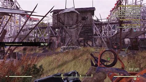 Fallout 76 Scrap Junk To Produce Lead Best Location Youtube