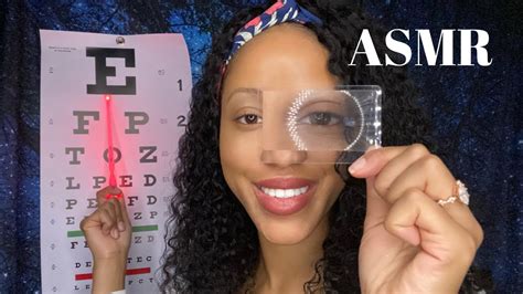 Asmr Eye Exam 👁 Follow The Light Testing Your Eyes For New Glasses