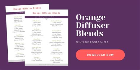 Orange Diffuser Blends 10 Blissful Essential Oil Recipes Loving