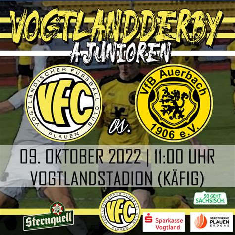 Vogtlandderby Bei Den A Junioren Vfc Plauen De