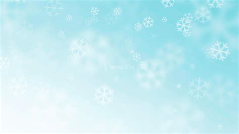 Abstract Winter Free PPT Background With Snowflakes