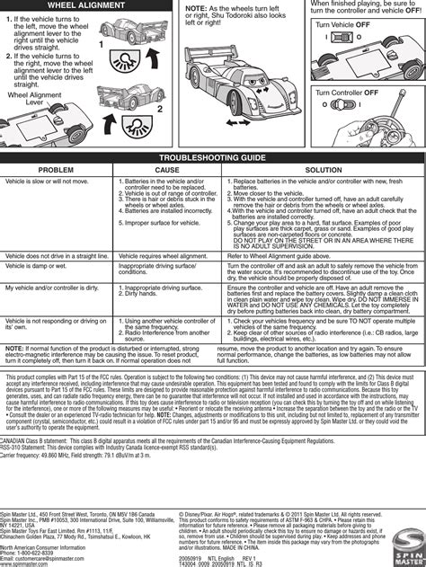 Spin Master Toys Far East 43004RX49SHU ARH Cars RC 1 24 User Manual