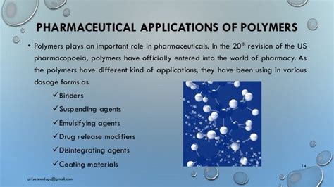 POLYMERS IN SOLID STATE, PHARMACEUTICAL APPLICATIONS OF POLYMERS AND