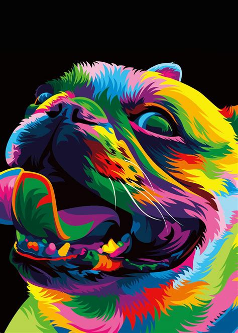 Pug Love Pop Art Animals Dog Painting Pop Art Dog Pop Art