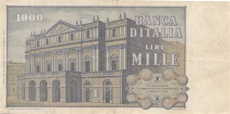 Italien 1000 Lire 1969 Geldschein Banknote 1971 Mille Lire Italia III