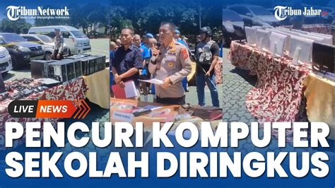 Polisi Ringkus Pencuri Puluhan Komputer Sekolah Di Tasikmalaya Cari