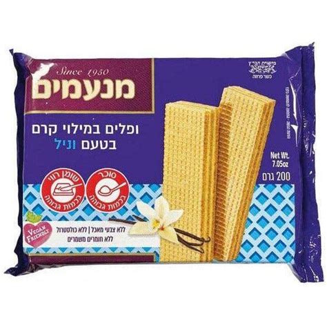 Vanilla Wafers 705 Oz Manamim Shopgalil