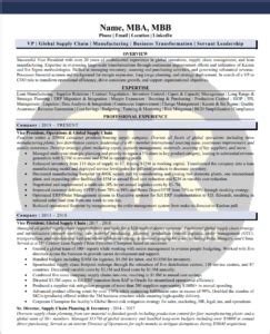 Ace Your Next Job With These Executive Resume Examples The Resume Rescue